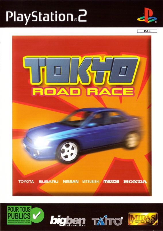 Tokyo Road Race box art for Playstation 2